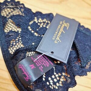 Frederick's of Hollywood Black Lace Thong NWT
